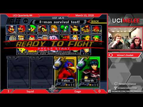 UCI Quarterly 4 - Squid vs Gage - Winner's Bracket