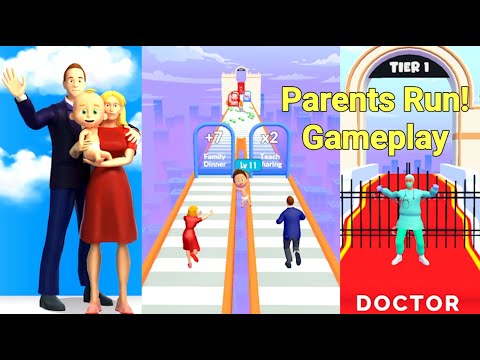 Parents Run Game Gameplay - YouTube