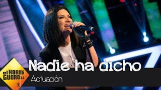 Laura Pausini canta “Nadie ha dicho” - El Hormiguero 3.0