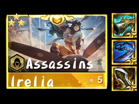 3 Star Irelia ⭐⭐⭐ QQQQ CARRY |  1 Dash = 1 Kill | TFT Set 6.5
