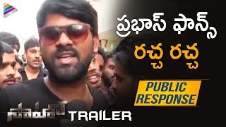 Saaho Trailer Public Response | RTC X Roads | Prabhas | Shraddha Kapoor | Sujeeth