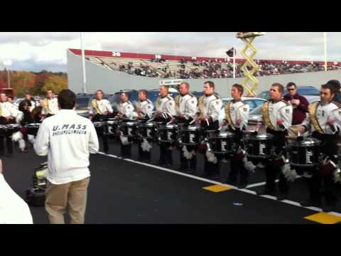 UMass Drumline 2010 - Eights Warm Up - Alumni Day