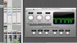Video thumbnail for DSP: TransientControl by Metric Halo