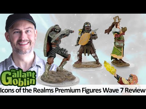 Icons of the Realms Premium Figures (Wave 7) Review - WizKids D&D Prepainted Minis