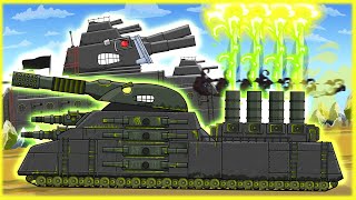 "Decisive battle of the titans" Cartoons about tanks