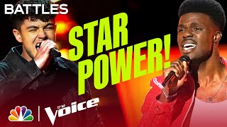Andrew Igbokidi vs. Zach Newbould on &quot;I Wanna Dance with Somebody&quot; | The Voice Battles 2022