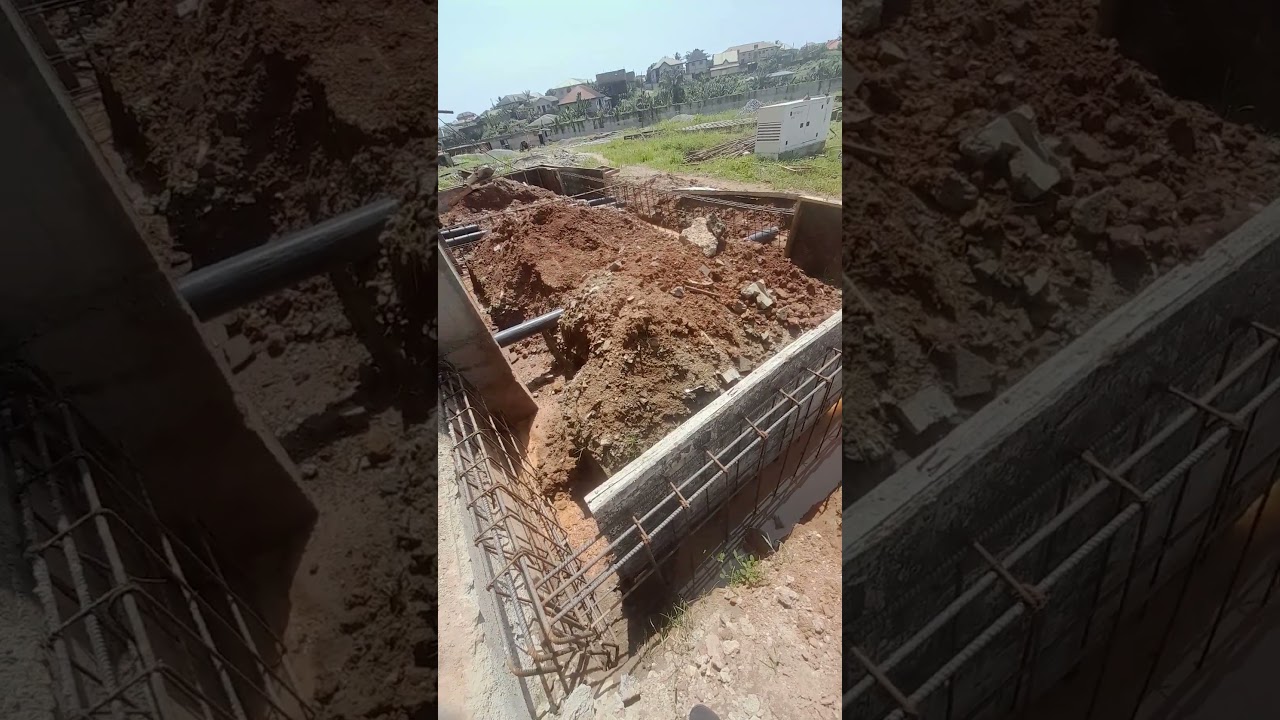 loading bay ramp excavation completed and ongoing beam rebars