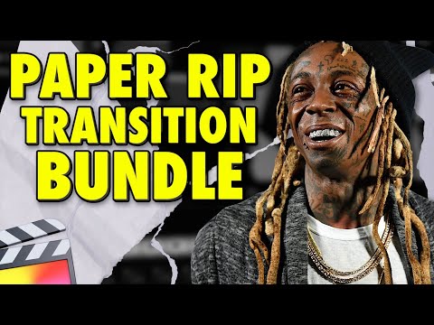 Free Paper Rip Transitions for Final Cut Pro X