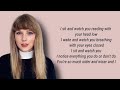 Taylor Swift - Tolerate it lyrics