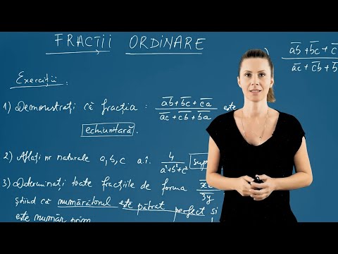 Fracții Ordinare - Exerciții - Matematica - Clasa a V-a