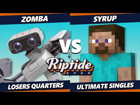 Riptide 2025 TOP 8 - Zomba (ROB) Vs. Syrup (Steve) Smash Ultimate - SSBU