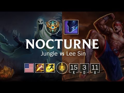 Nocturne Jungle vs Lee Sin - NA Challenger Patch 8.20