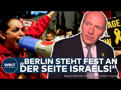 Video Thumbnail: NAHOST-KRIEG: Kai Wegner stellt in Tel Aviv klar -  "Berlin steht fest an Seite Israels!"