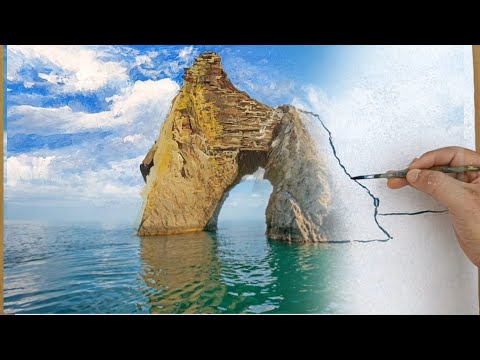 Acrylic Painting Step by Step for Beginners / Seascapes