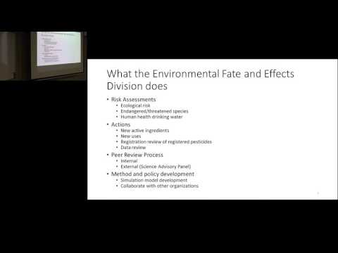 Speaker 6 Kris Garber, Federal pesticides risk assessment