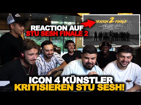ICON 4 KÜNSTLER REAGIEREN auf STU SESH SEASON 2 FINALE ! San Andreas, Hamdi, Mowgli, Queris Reaction