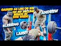 GAINED 66 LBS/30 KG ON MY INCLINE BENCH IN ONE WEEK! ft BLESSING AWODIBU + LARRY + ANDREW