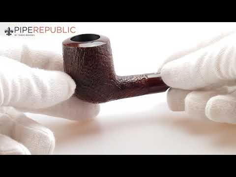 The White Spot Cumberland Pfeifen Billard Einzelstück 3903 Sandblast (Nosewarmer)