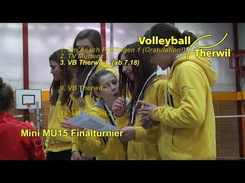 2014-02-16 VB Therwil Mini Mädchen U15 Regionales Finalturnier