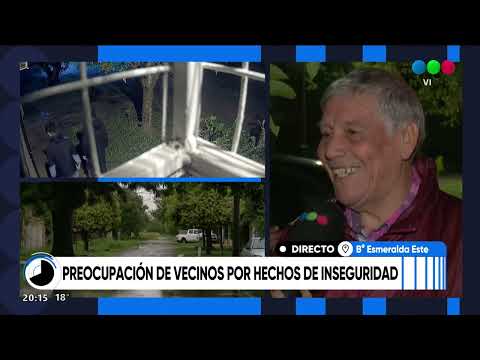 Vecinos de Esmeralda Este reclaman mayor seguridad tras distintos hechos