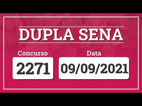 Capa de DUPLA SENA 2271