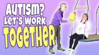 Autism? Struggling with Engagement & Visual Attention? Try This Swing Game 👩🏻🟣 | Autism PT #6