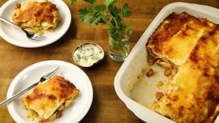 Mashup Recipes - How to Make Cajun Chicken Lasagna