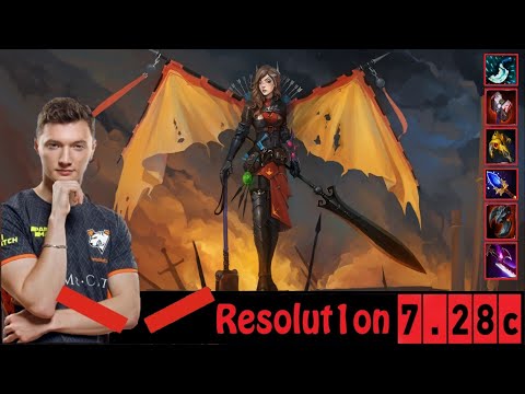 [DOTA 2] HR.Resolut1on the LEGION COMMANDER [OFFLANE] [7.28C]