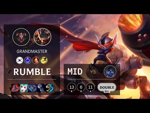 Rumble Mid vs Sylas - KR Grandmaster Patch 10.9