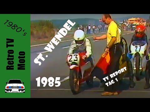 Motorrad Rennen St. Wendel 1985 | Tag 1 | Retro TV SR Reportage IDM Deutsche Motorrad Meisterschaft