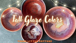 Fall Glaze Colors: A look at my glazing process