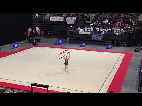 Anaëlle Perron ruban - Nat A 14-15 ans - France Chambéry 2019