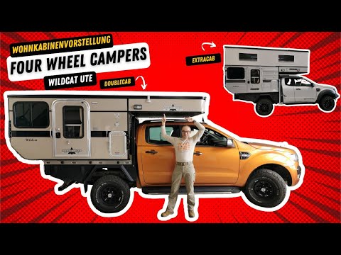 Four Wheel Campers Wildcat UTE  - 2024 - Die Flat Bed Pop Up Wohnkabine für Offroad Pickup Camper