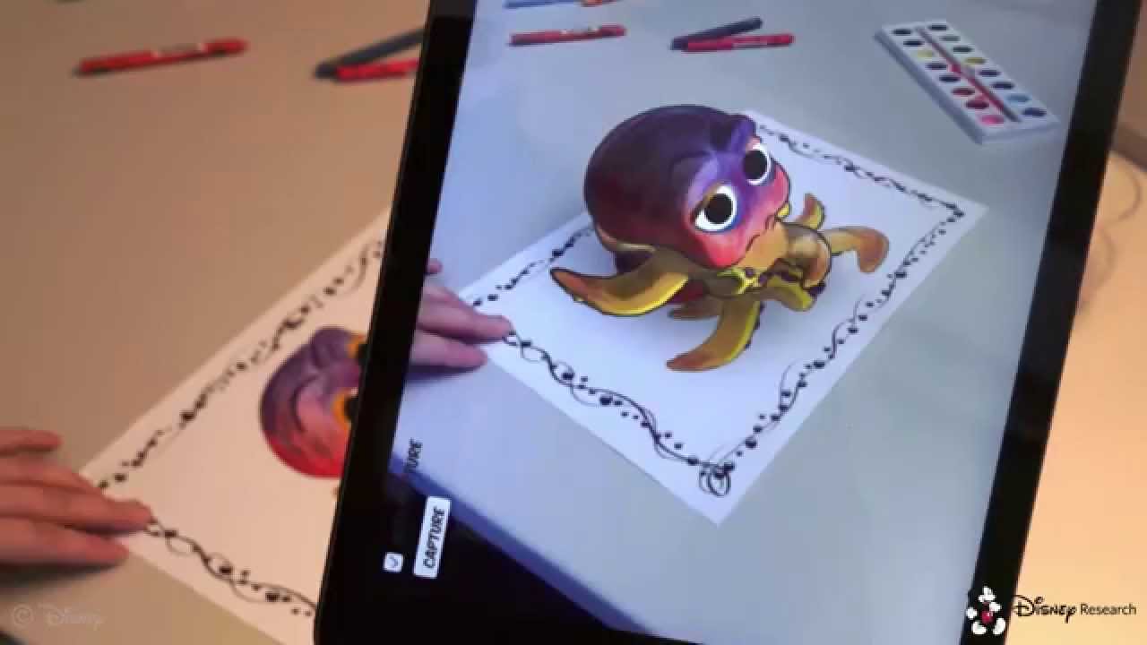 #видео дня | Disney придумала трехмерные книжки-раскраски. Фото.
