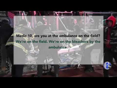 EMS radio call at New Jersey high school football game shooting
