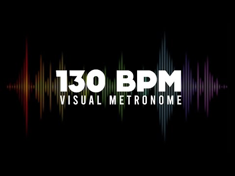 130 BPM Metronome (Visual Metronome / Click Track)