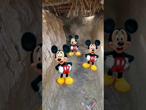 Mickey Mouse escape from monster mickey mouse