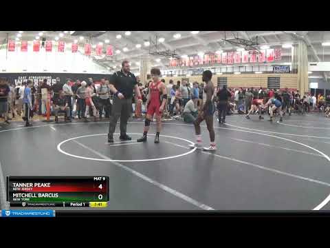 16U 138 Tanner Peake New Jersey Vs Mitchell Barcus New York