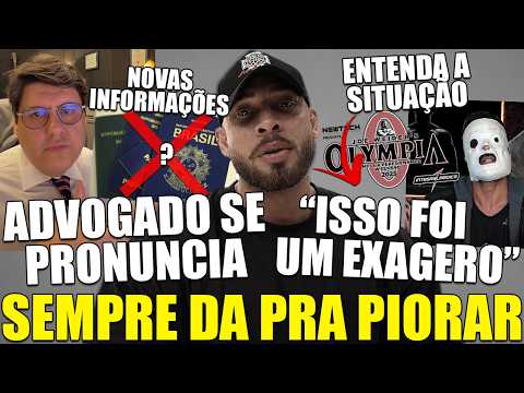 URGENTE! ADVOGADO SE PRONUNCIA APÓS CANCELAMENTO DO VISTO DO RAMON SER COGITADO E ANALISA O CASO