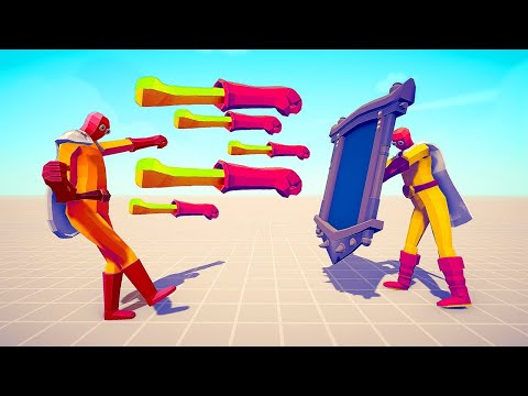 SAITAMA ONE PUNCH MAN WITH MIRROR SHIELD vs EVERY GODS - Totally Accurate Battle Simulator TABS