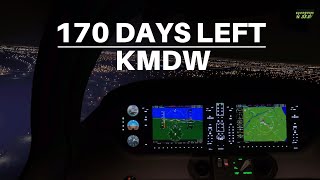 Cessna C400 Corvallis TT Landing at Chicago Midway International Airport