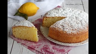 Torta al limone ai 12 cucchiai- Ricetta senza glutine e lattosio