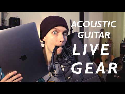 My acoustic guitar LIVE GEAR