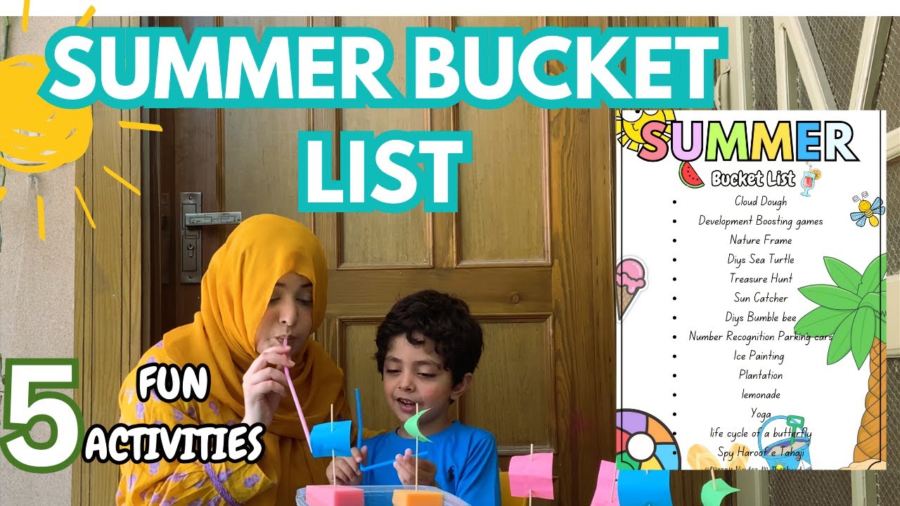 5 Fun & Educational Homeschool Summer Activities for Kids | Free Summer Bucket List | Merry kinder