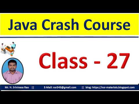 Java Crash Course Class 27 Encapsulation In Java Encapsulation Realtime Examples In Java