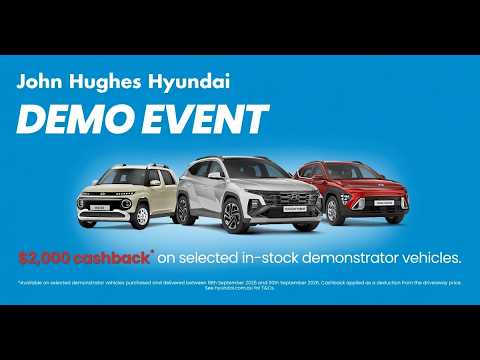 John Hughes Hyundai Demo Event 2026