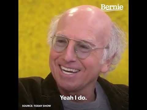 Bernie Bumps into Larry David on the Today Show