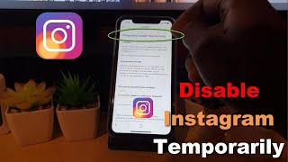 How to Temporarily Deactivate Instagram Account {2022}