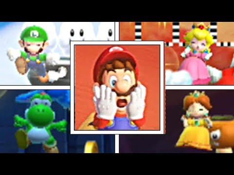 Super Mario Run: All Character's Death Animations
