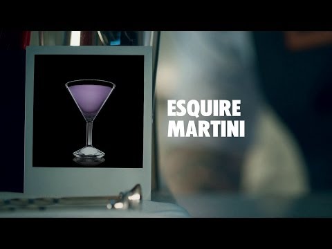 ESQUIRE MARTINI DRINK RECIPE - HOW TO MIX